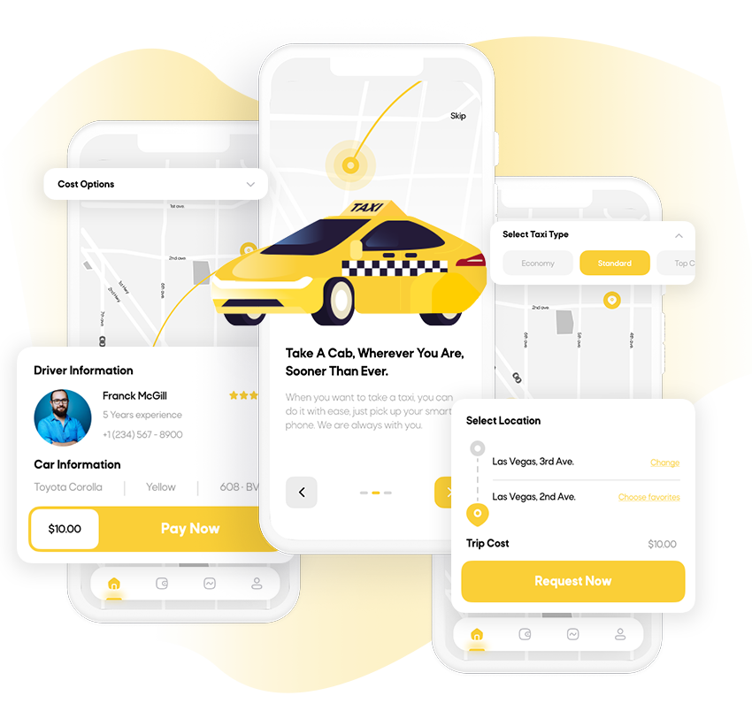 Taxi Booking App Development Solutions