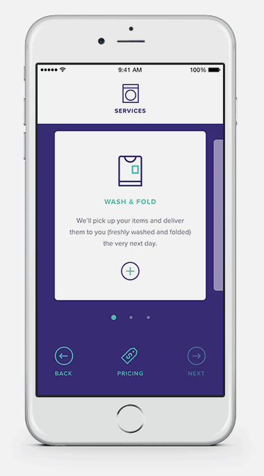 Laundry Service mobile app development
