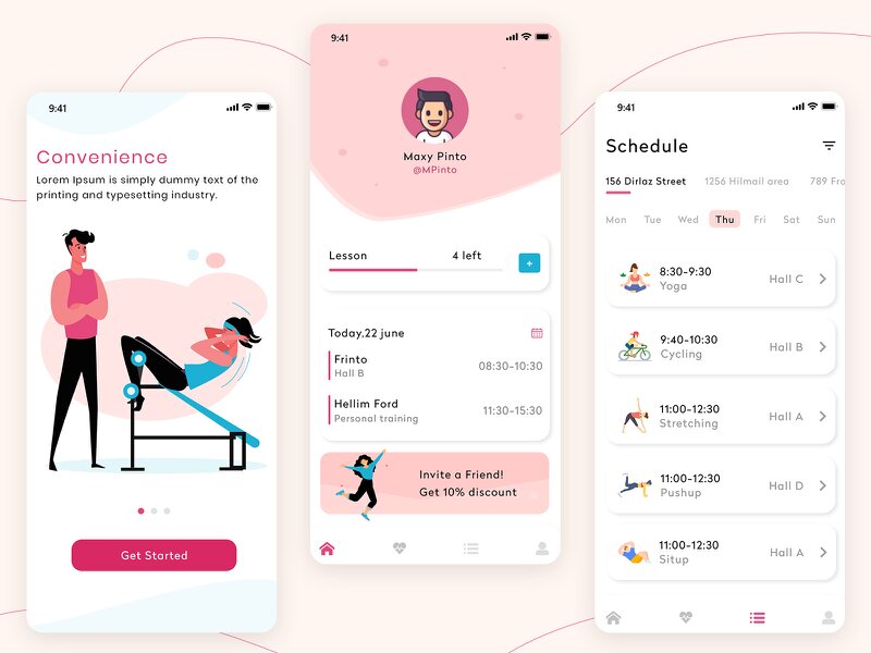 personal trainer app