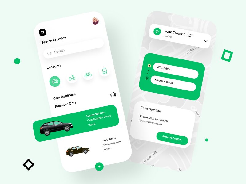 Taxi app development