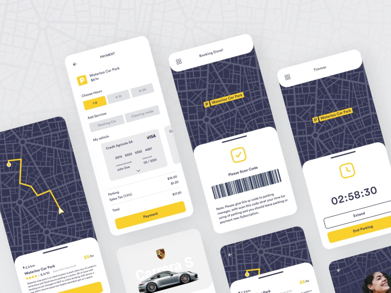 Car Parking Finder app 