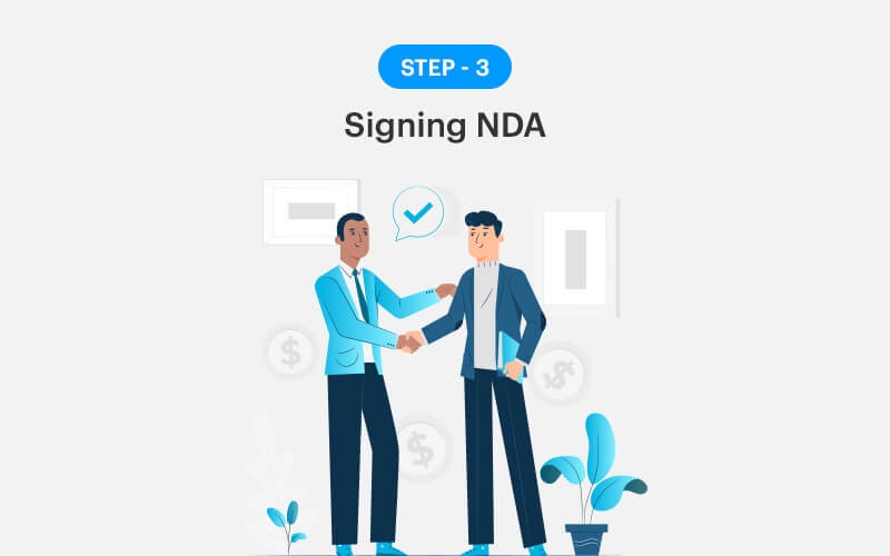 Signing NDA for development process