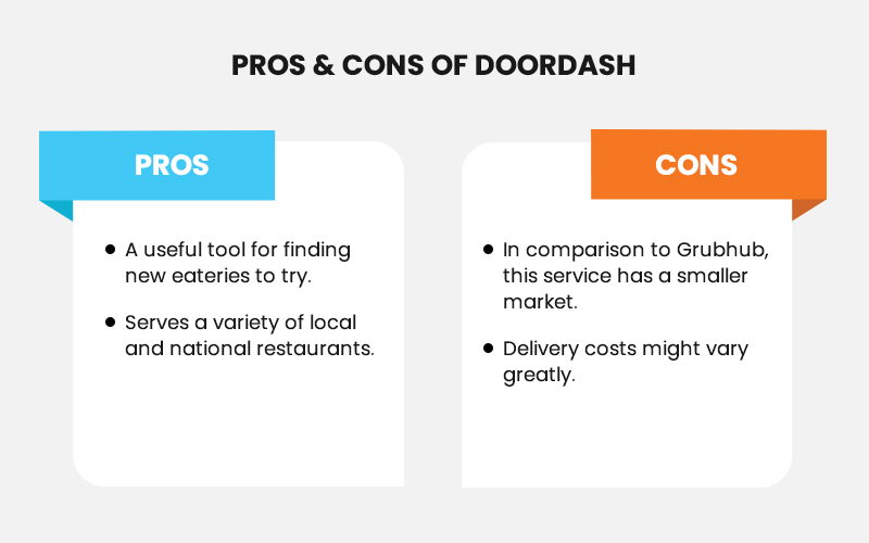 Pros & Cons of Doordash