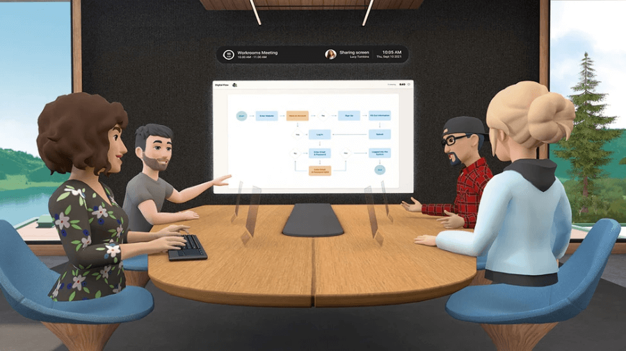 Horizon Workrooms offers a VR space for teams to collaborate and connect
