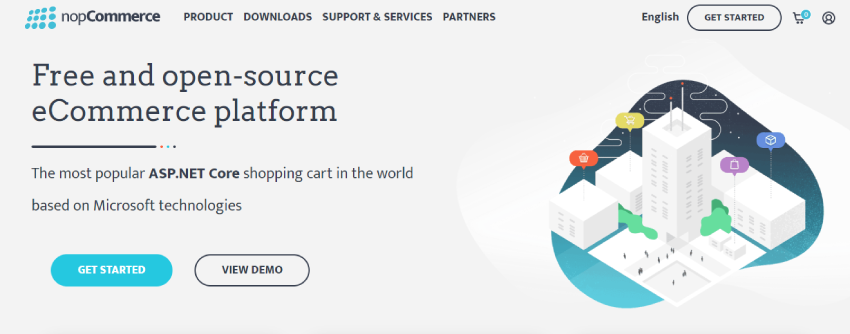 NopCommerce e-commerce platforms