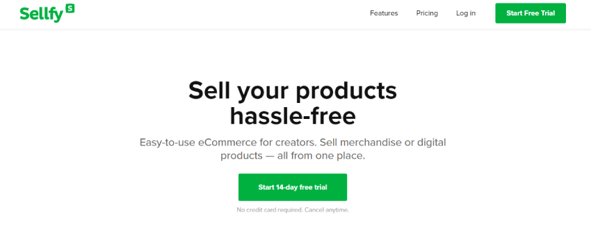  Sellfy e-commerce platform